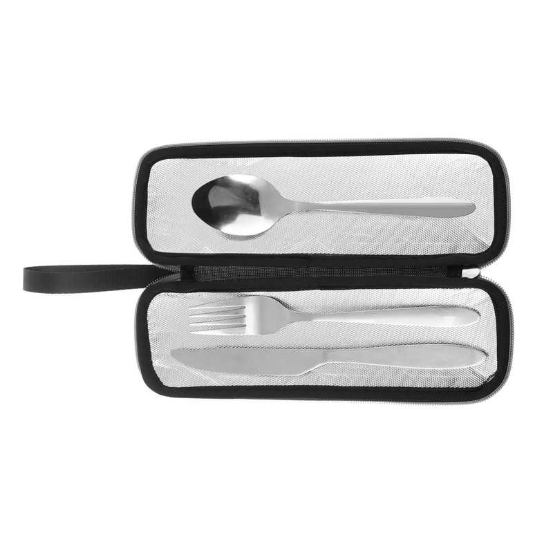 COSMOS Portable Travel Felt Tableware Carrying Storage Case Zipper Bag