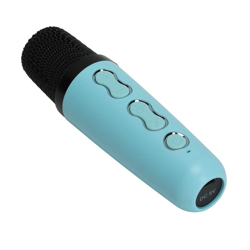 Mini Karaoke Machine Portable Bluetooth Speaker With Wireless Microphone Bass