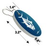 GRAPHICS & MORE Tuna Fish Fishing Fisherman Floating Keychain Oval
