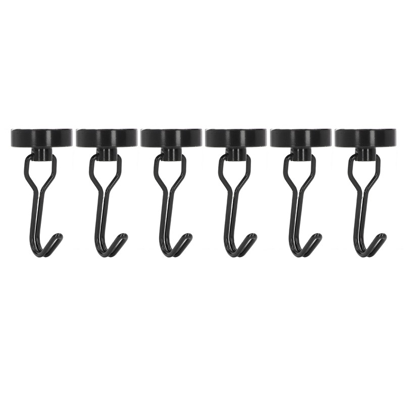 6Pcs Swing Magnetic Hook Set No Drilling Need Decorative Beautiful