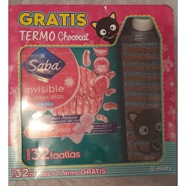 Saba Paquete Toallas Saba + Termo Chococat