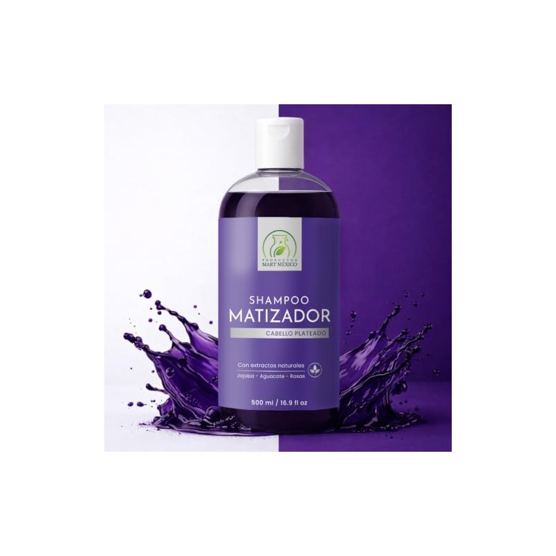 Shampoo Matizador Con Extractos Naturales 500 Ml Productos Mart Mexico