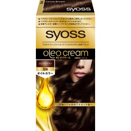 Syoss Oleo Cream, Dye for White Hair, Quasi-Drug (Japanese Regulatory Classification), 5N Cocoa Brown