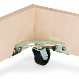 Woodriver Corner Caster Set of 4 Holds 290 Lbs