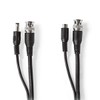 NEDIS CCTVCA10BK100 CCTV Security Cable BNC/DC | RG59 | 10
