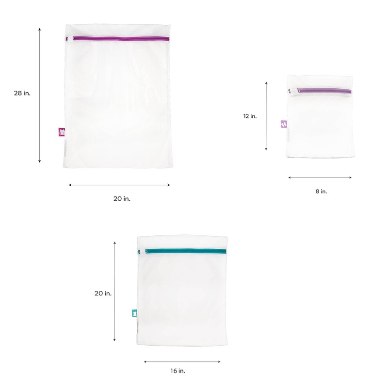 Laundry 360 Sanitized Treated 3 Piece Mesh Wash Bag