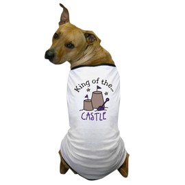 CafePress King of The Castle Dog T Shirt Dog T-Shirt, Pet Clothing, Funny Dog Costume