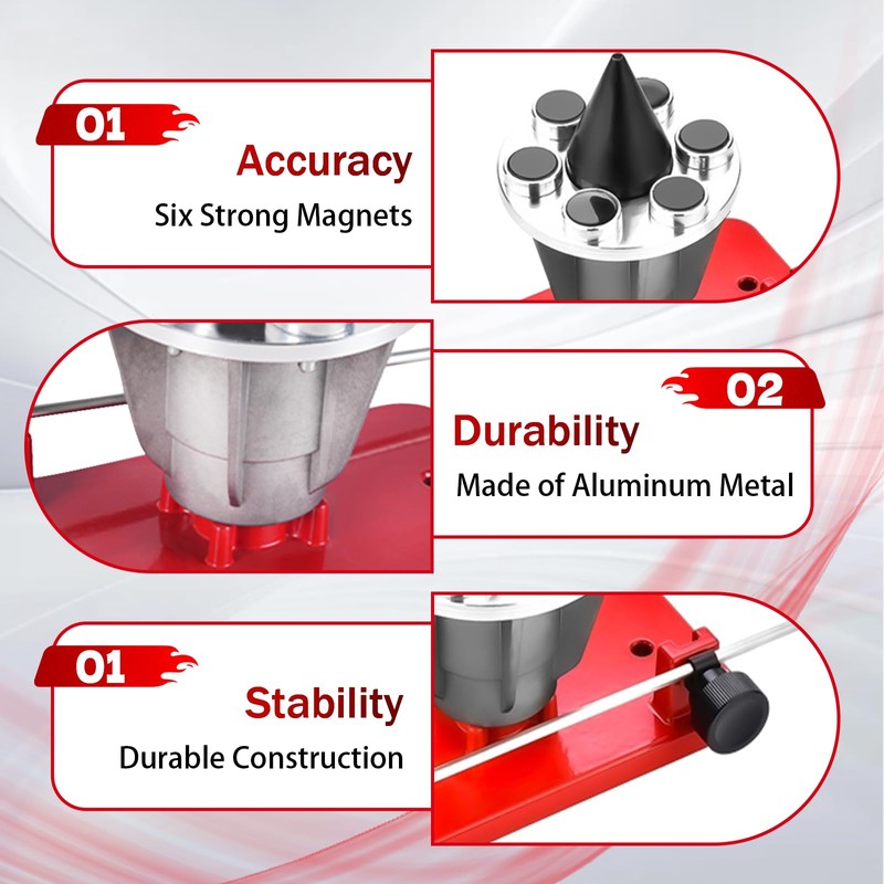 New Upgrade Large Size Lawn Mower Blade Sharpener & Balancer,