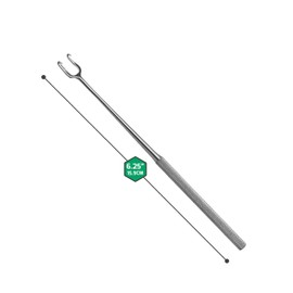 Skin Hooks, Retractors,Blunt, Sharpe Single and Double Ball Ended (7mm Joseph Skin Hook Double Prong)