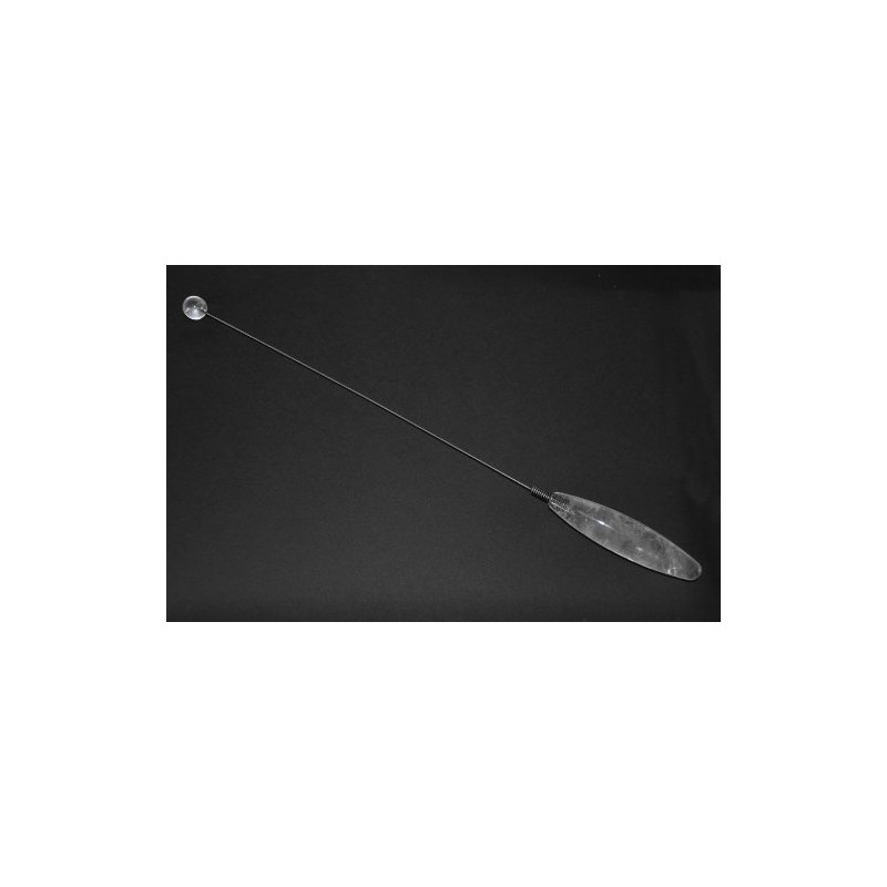 Crystal Single-Handed Rod - 10.63" - Dowsing Rod