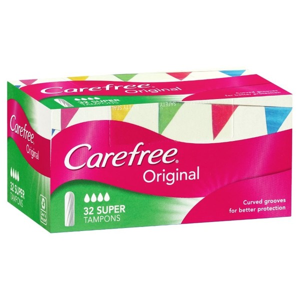 Carefree Tampons Super X 32