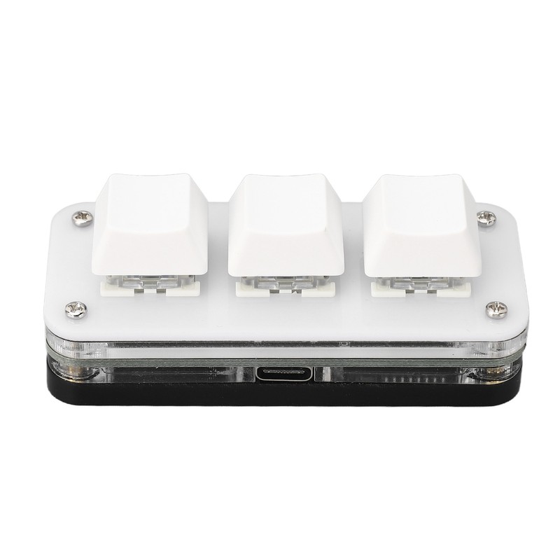 3 Key Mini Keypad USB Mechanical Gaming Programmable Macro Keyboard