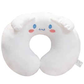 Roffatide Anime Cinnamoroll U-Shape Neck Pillow Printed Plush Travel Pillow for Sleeping Christmas and Birthday Gift, Cinnamoroll