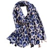 ONE LIMITATION SF007 Women's Stole, Leopard Pattern, Stylish, Large, Casual,
