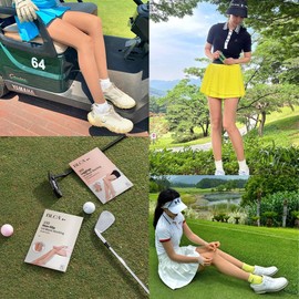 Nutriadvisor BLCA Brocare Compression Golf Stockings, Non Slip, UV Protection, Women's Compression Tights, nude