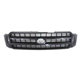 Titanium Plus Autoparts, 2001-2003 Fits For Toyota Highlander Front Grille Grill BLACK