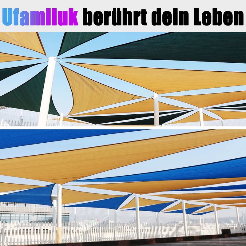 Waterproof Awning, Rectangular, 1.5 x 2 m, Sun Sail, Balcony