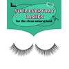 Natural Looking False Eyelashes Natural Lashes Thin Band Eyelashes Reusable