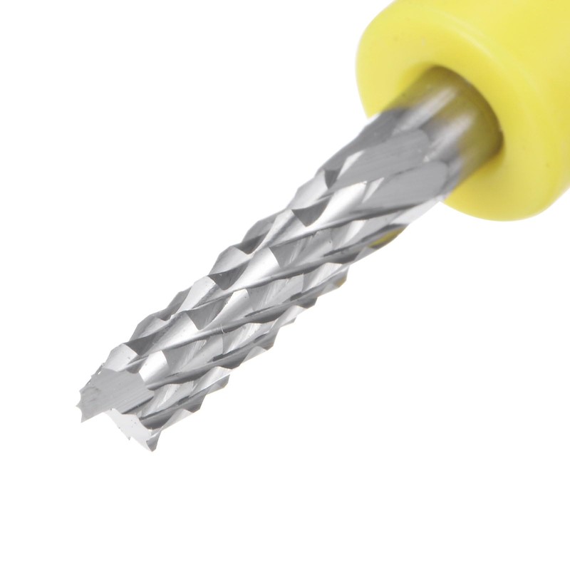 sourcing map 10pcs End Mill Bits 3mm Solid Carbide CNC