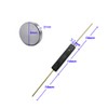 Gebildet 10pcs Plastic Reed Switch Reed Contact Normally Open (N/O)