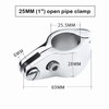 Bimini Top Hardware Kit, 4Pcs 316 Stainless Steel Eye End