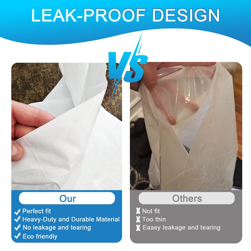 W10165294RB Trash Compactor Bags Fits 15-inch Rectangular Drawer Compactors, 60