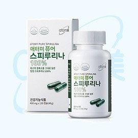 Atomy Pure Spirulina 100 400mg 120 capsules, 4 units / 퓨어 스피루리나 100 400mg 120캡슐, 4개