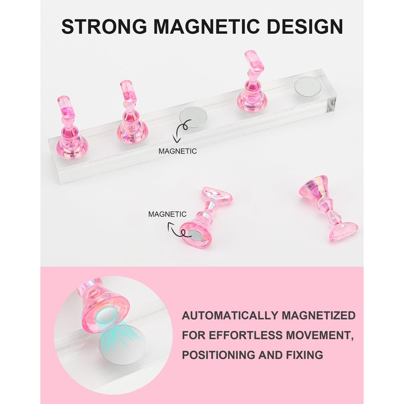 Difenni Nail Stand for Press Ons, Nail Holder for Painting