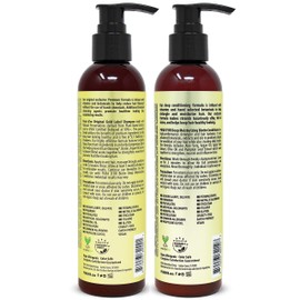 PURA D'OR Anti-Thinning Biotin Shampoo and Conditioner Natural Earthy Scent, CLINICALLY TESTED Effective Results, Herbal Blend Thickening Products For Women & Men, Original Gold Label Set, 8oz x2