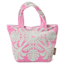 Kathymum Island Style 23903802 Tote Bag, Lunch Bag, Haouoli Series, Women's, Pink [C] Tea Leaf