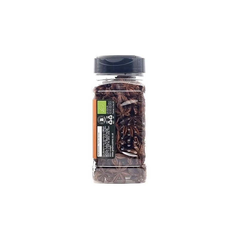 Organic Star Anise | 180g | Certified Organic Whole Star