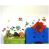 16 Piece Exotic Birds Wall Sticker Set for Children's Bedroom