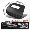 Muslogy Center Console Armrest Cover Fit for Chevy Silverado &