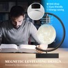 DuliCube Levitating Moon Lamp with Cool Bluetooth Speaker and 3D-Printed