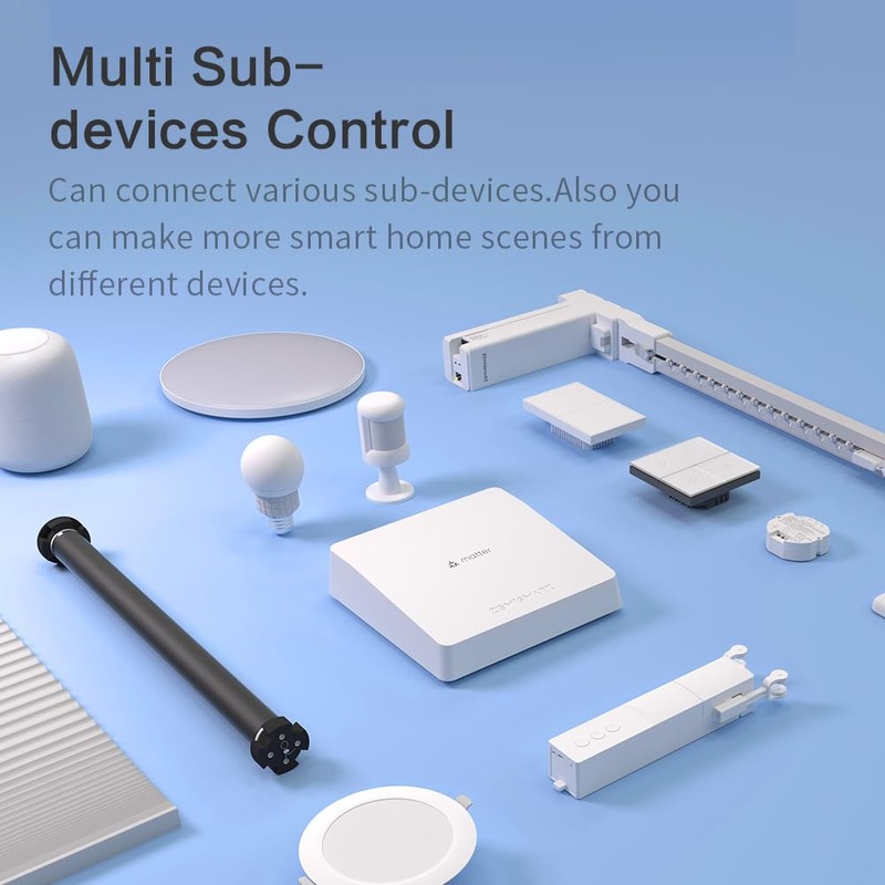 Matter Smart Home Hub, Thread & Zigbee 3.0, Works with