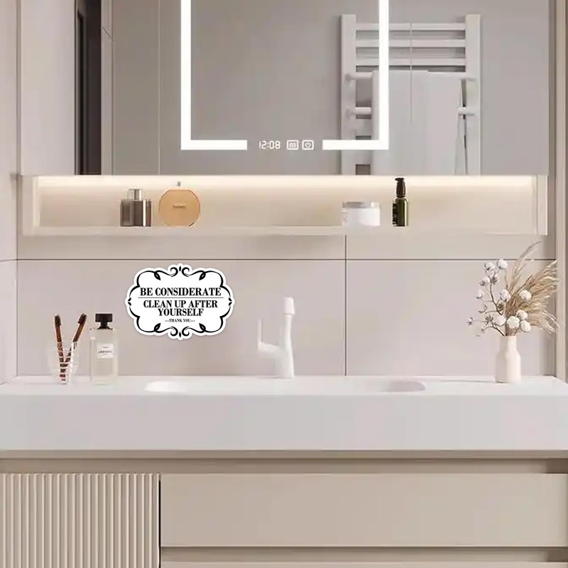Be Considerate Clean Up After Yourself Sign Self Adhesive Please