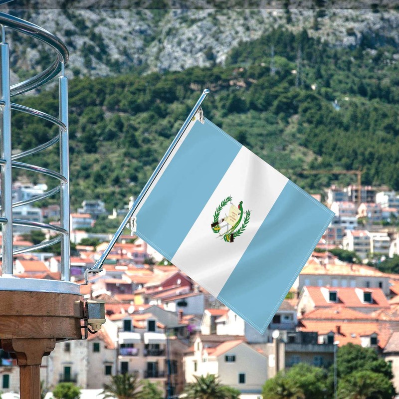 2×3 FT Guatemala Flag,Medium 60×90 CM Guatemalan Outdoor Banner,100D Decor,Doube