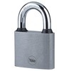 Yale Iron Disc Padlock 50mm - Nickel Plated - Hardened