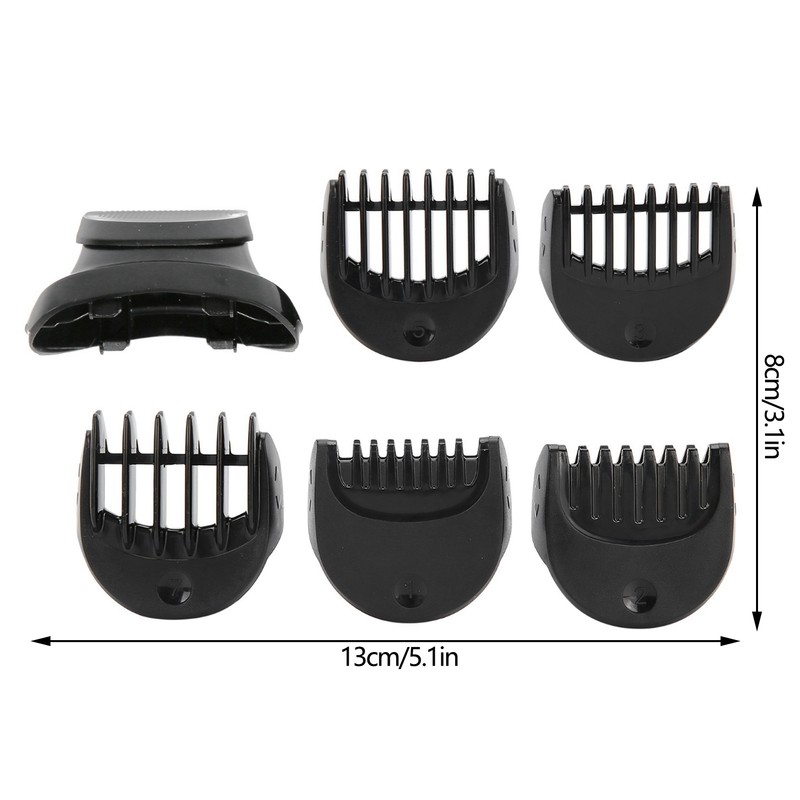Electric Shaver Trimmer Head 5pcs Guide Comb Trimming Set Fit