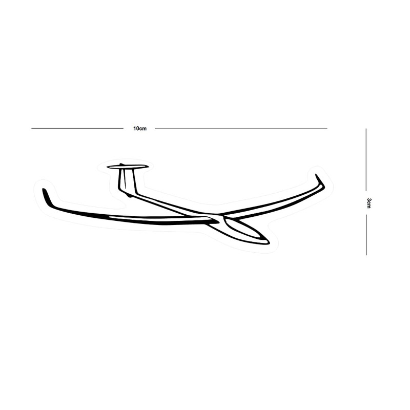 Glider Sticker Glider Sticker Sport Sticker Car Sticker (RPt18/1) (10