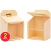 Baker Ross AV441 Wooden Squirrel Feeders - Pack of 2,