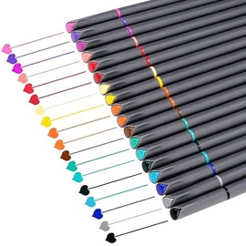 Bolígrafos de punta fina para planificador de diario, bolígrafos de colores, rotuladores de punta fina, bolígrafos de punta fina porosos, bolígrafos d
