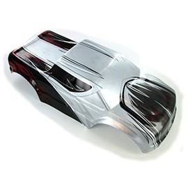 Redcat Racing Monster Truck Body, Silver/Black/Red