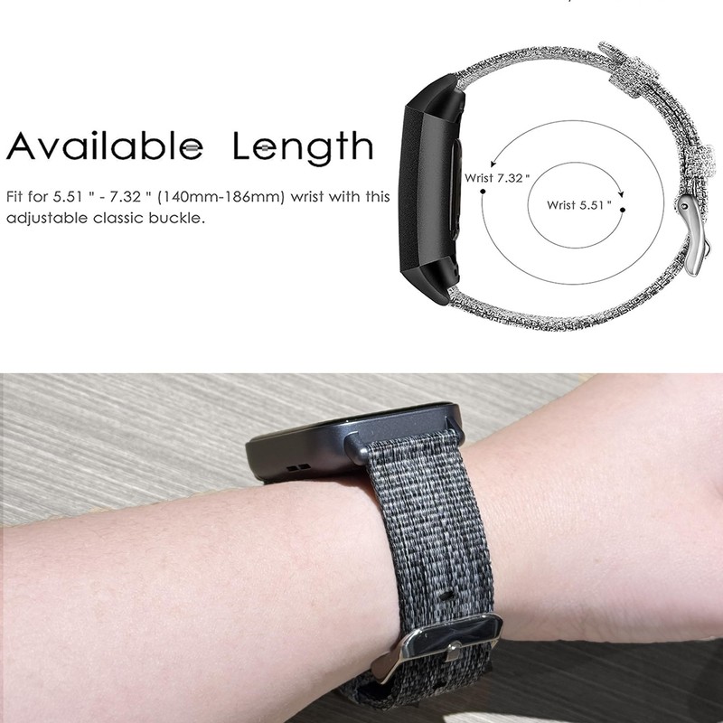 Lamshaw Compatible with Bushnell iON Elite Bands, Breathable Nylon Woven