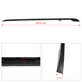 OCPTY Roof Rack Roof Side Rails Cargo Carrier Top Side Rails Fit for Land Rover LR3 2005-2009,for Land Rover LR4 2010-2016 Roof Side Rails