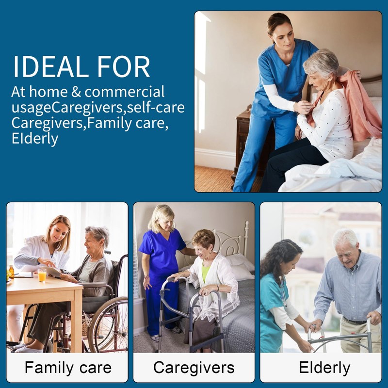 SAMEKY Commode Liners with Absorbent Pads | 50Bags+50Pads for Bedside