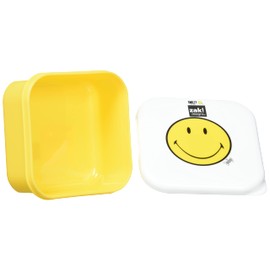 SMILEY Lunchbox, M, yellow / white