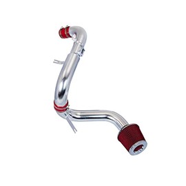 Rtunes Racing Cold Air Intake Kit + Filter Combo RED Compatible For 06-11 Honda Civic DX/LX/EX 1.8L I4