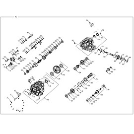 Polaris RZR Mount Bracket, Rear, Genuine OEM Part 3236145, Qty 1