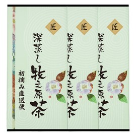 Shizuoka Prefecture Makinohara First Picked Tea 100% Green Tea Leaf Tea Deep Steamed Makinohara Tea Advanced Tea [Takumi] 3 Bags